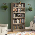 Libreria alta a 5 ripiani con ripiani regolabili - 183 cm H