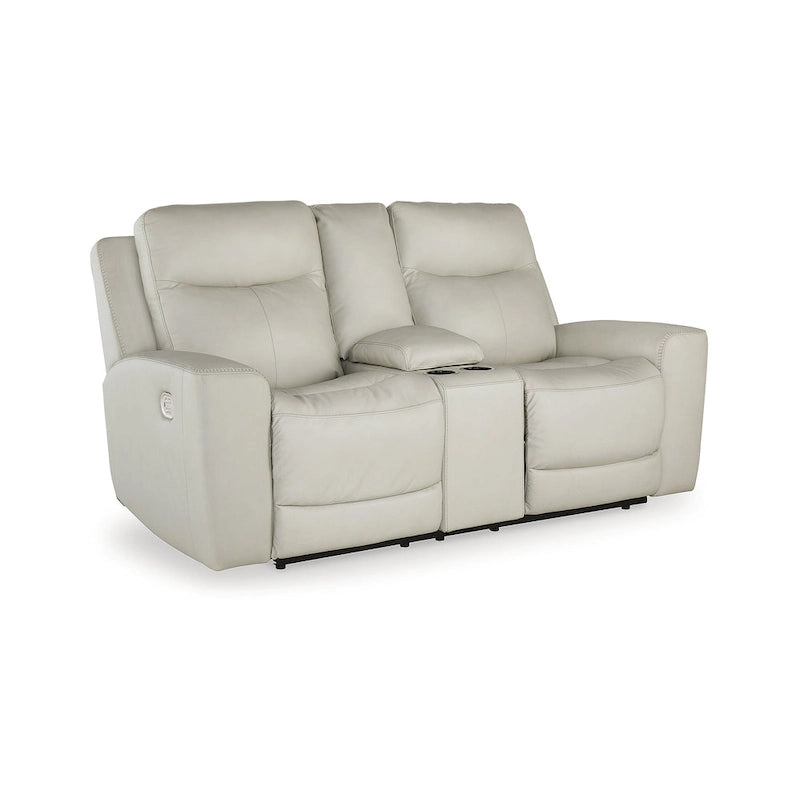 Divanetto reclinabile elettrico con console - 79L x 42P x 43A