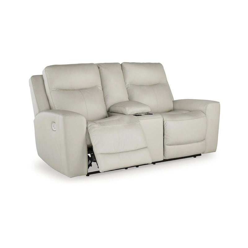 Divanetto reclinabile elettrico con console - 79L x 42P x 43A