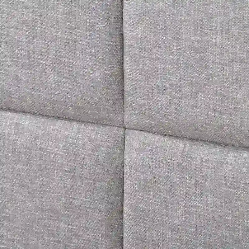 Letto imbottito con pannello grigio scuro - King Size