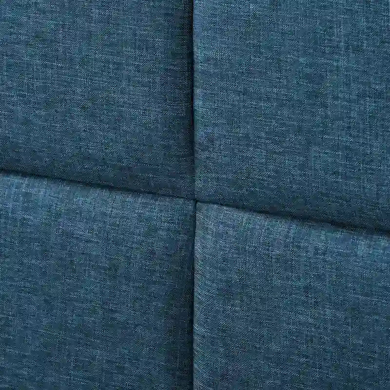 Letto imbottito con pannello grigio scuro - King Size