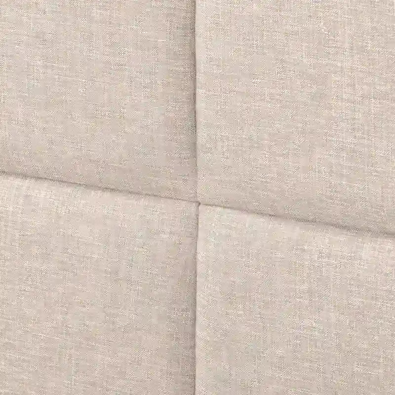 Letto imbottito con pannello grigio scuro - King Size