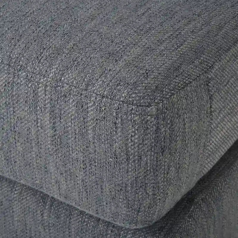 Divano a 4 posti in tessuto contemporaneo con cuscini decorativi e gambe in legno - 101W