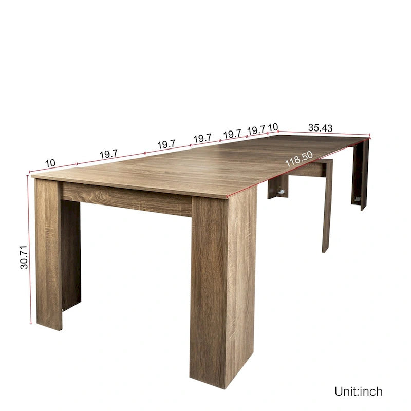 Tavolo da pranzo consolle allungabile - si estende fino a 300 cm