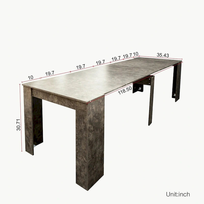 Tavolo da pranzo consolle allungabile - si estende fino a 300 cm